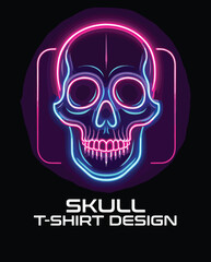 Skull Vector T Shirt Design