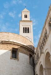 Fototapeta premium Metropolitan Cathedral-Basilica of San Sabino in the historic center of Bari, Puglia.
