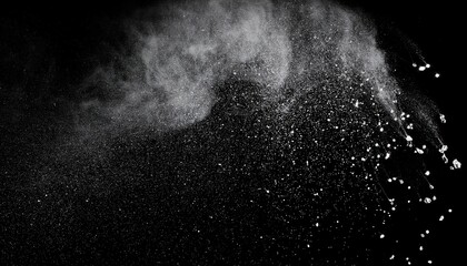 Dramatic Winter Storm A Blizzards Fury Unleashes a Shower of Stardust over the Frozen Landscape, Creating a Spellbinding Scene