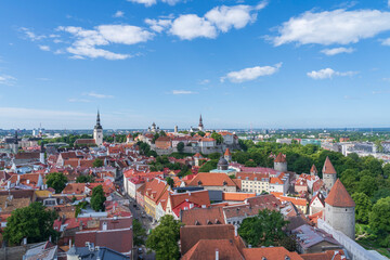 Obraz premium The old town of Tallinn in Estonia