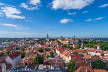 The old town of Tallinn in Estonia