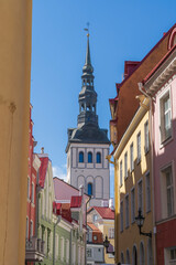 Obraz premium Bremen Tower in the old town of Tallinn in Estonia
