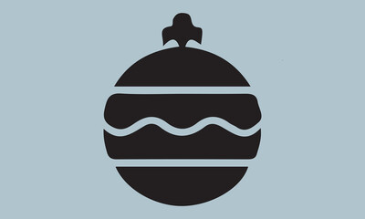 Christmas tree toys, balls. stock illustration 