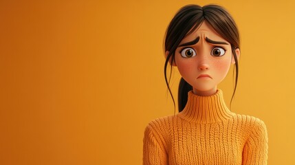 Anxiety, Angst and Emotional Turmoil: The Cartoon Character with Expressive Eyes