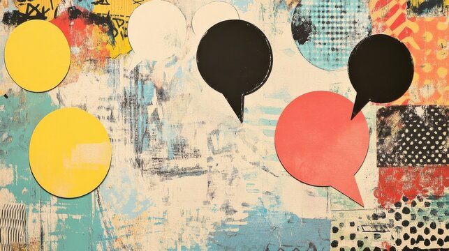 Comic books dialog bubbles. Cartoon book superhero scrapbook page template, empty comical speech clouds, graphic art frame layout template illustration. Pop art background with blank balloons