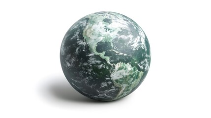 Earth day concept.Illustration of the green planet earth