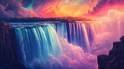 niagara falls surreal dreamscape