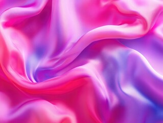 Fototapeta premium Vivid Flow of Pink Cloth