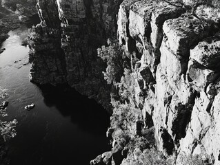 Rocky Gorge Panoramic Scenic View