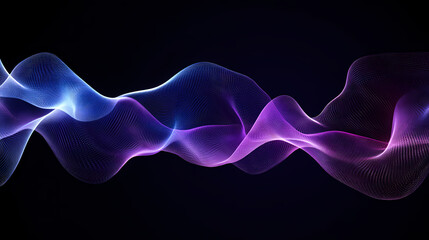Soft violet indigo gradient background, glowing tones texture, desktop banner, vibrant color tones, generative ai. Indigo Wave. Illustration