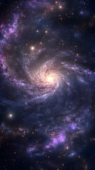 Obraz premium Majestic Cosmic Panorama: Stellar Nebulas, Planets, and Galaxies Illuminate the Infinite Expanse of Outer Space