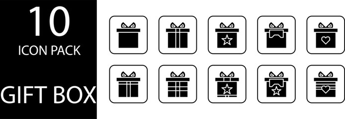 icon pack gift box