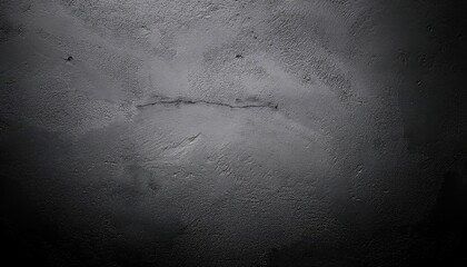 Striking GrayToned Abstraction Industrial Ruin Panorama with Black Background and Textured Cement Wall, Infused with Silver Tones and Conveying a Gritty, Aged Ambiance.