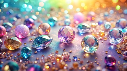 Naklejka premium purple and yellow beads