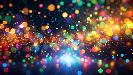 abstract christmas lights background