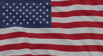 Naklejka premium Waving American Flag Image High Resolution Download