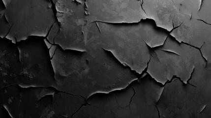 Obraz premium Zerbrochene, blätternde Farbe auf einer strukturierten Wand