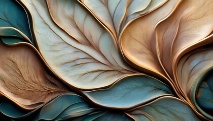 Softly Blending Organic Textures in an Artistic Abstract Vibrant Palette and Intricate Patterns Merge in a Stunning Visual Exploration of Natural Beauty.