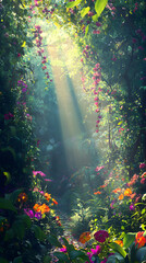 Serenity in Bloom: A Harmonious Glimpse into Nature's Organic Beauty