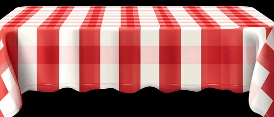 Obraz premium Elegant Tablecloth Vector Illustration for Professional Events and Decorations