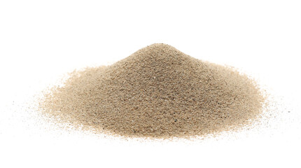 sand pile isolated on white background