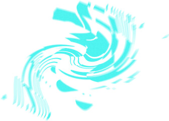 Fototapeta premium An abstract transparent iridescent color blur design element.