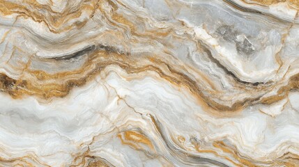 Obraz premium Abstract Swirling Marble Texture Grey Gold Tones