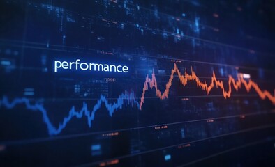 Obraz premium Analyzing Stock Market Performance: A Deep Dive into Financial Data Visualization