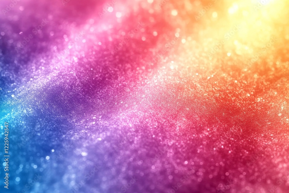 Aufkleber Vibrant shimmering colors create an abstract background of light and texture in a captivating display of hues