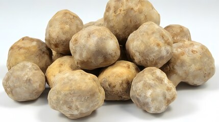 Fototapeta premium Gourmet Delicacy Pile of Fresh White Truffles
