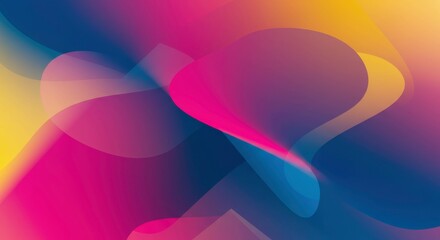 Abstract Love Hearts: A mesmerizing abstract composition featuring floating heart shapes.