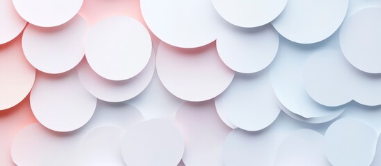 Pastel Circles Abstract Background - Soft, Dreamy Design