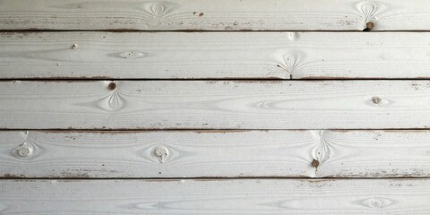 Obraz premium Rustic Whitewashed Wooden Planks with Distressed Texture and Subtle Knots, Ideal for Backgrounds and Design Projects