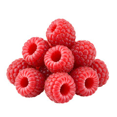 Ripe tasty raspberry isolated on white background