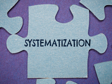 Systematization term meaning on puzzle piece