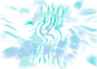 Fototapeta premium An abstract transparent iridescent color blur design element.
