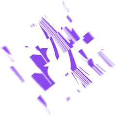 Obraz premium An abstract transparent iridescent color blur design element.