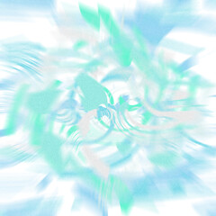 An abstract transparent iridescent color blur design element.