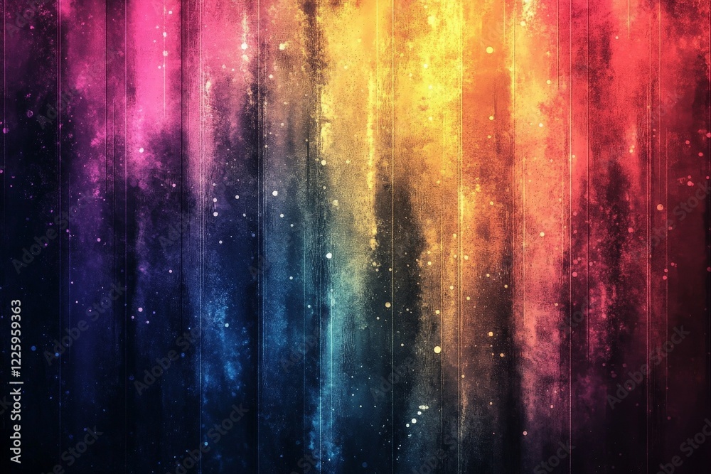 Aufkleber vibrant abstract background showcasing a blend of colors from purple to yellow with a textured appea