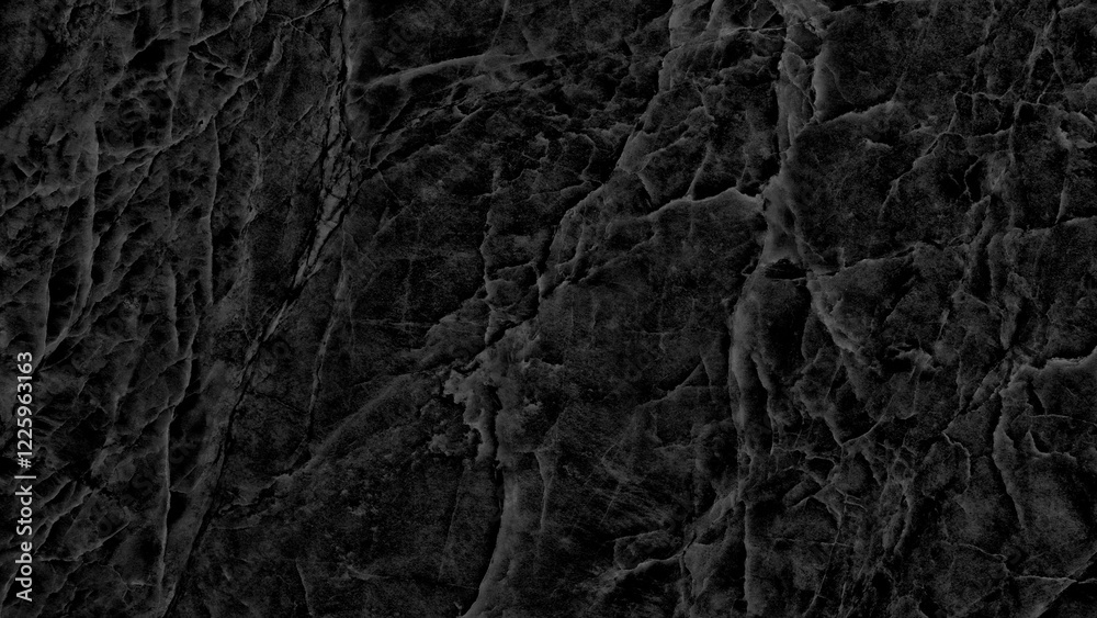 Aufkleber abstract black wall texture for pattern background. wide panorama picture. black wall texture rough 