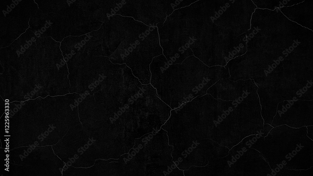 Aufkleber Black background. Abstract Black wall texture for pattern background. wall texture rough background dark concrete old grunge background black, texture  template page web banner
