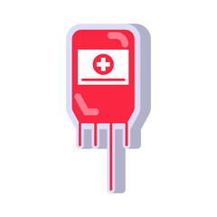 blood bag illustration