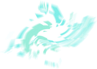 Fototapeta premium An abstract transparent iridescent color blur design element.