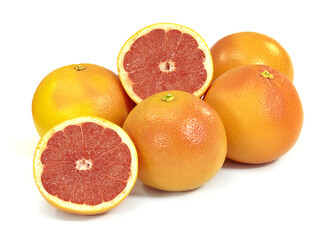 Pomarańcze czerwone na białym tle © Jolaya