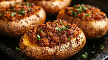 Delicious Stuffed Baked Potatoes Recipe: A Culinary Delight