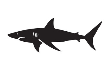 Obraz premium shark silhouette
