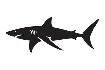 Fototapeta premium shark silhouette