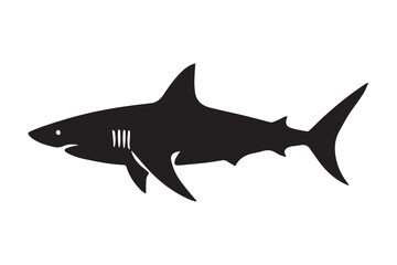 Fototapeta premium shark silhouette