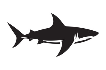 Obraz premium shark silhouette