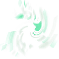 An abstract transparent iridescent color blur design element.